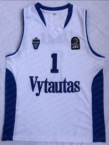 Lamelo Ball Jersey 1 Lituanie BC Vytautas White Stitched Jersey Personnalisez n'importe quel numéro de nom HOMME FEMME JEUNESSE maillot de basket-ball