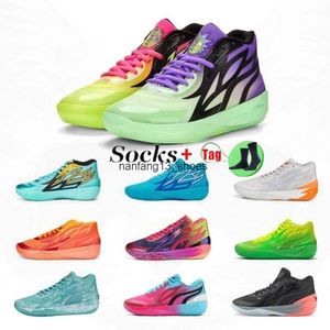 Lamelo Ball MB.01 MB.02 LO déséquilibre rose pour hommes chaussures de basket-ball enfants à vendre