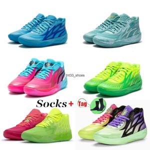 Lamelo Ball MB.02 MB.01 LO déséquilibre femmes pour hommes pour hommes Chaussures de basket-ball Rick Morty Queen City City Flare Gorange Sport Shoe Taille 35-46