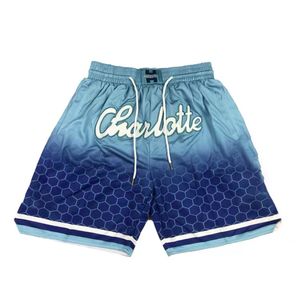 Lamelo Ball cousu juste Don Basketball Shorts Hip Pop Summer Pant avec des poches Paptifications à la ferme