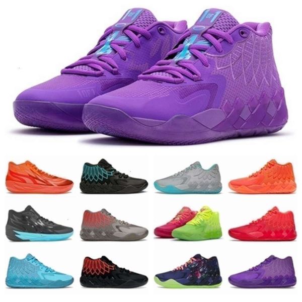 LaMelo basket MB01 femme chaussure de basket vert noir Orange rouge vert bleu Rick Morty formateur respirant confortable Sport baskets LaMelo Ball