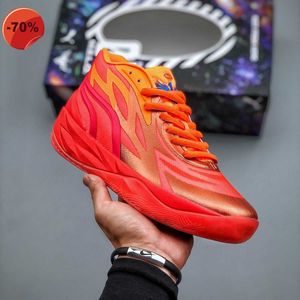 lamelo OG Heren bal basketbalschoenen MB 02 Rood Zwart Bred Wit Blauw Oranje Groen Paars Karton Roze Melo sneakers tennis met doos