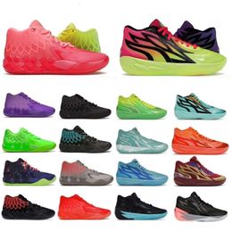 Lamelo Shoe Acheter des chaussures de basket-ball à vendre Lamelo Ball Mb02 Morty Adventures Rookie de l'année 2023 Chaussures de course Phenom Honeycomb Sport Shoe Trainner Sneakers U