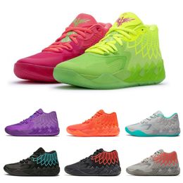LaMelo Shoe LaMelo Ball 1 MB.01 Chaussures de basket-ball pour hommes Black Blast Buzz City LO UFO Not From Here Queen Citys Rick et Morty Rock Ridge Red Mens Trainer Sport Sneakers 40-46