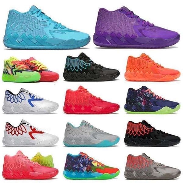 Lamelo Shoe Mb.01 Rick et chaussures de basket-ball à vendre Lamelos Ball Hommes Femmes Iridescent Dreams Buzz Rock Ridge Red Galaxy Not From Here Kids 01