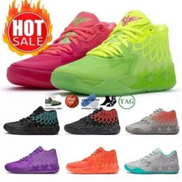 Lamelo Shoe Og Lamelo Ball 1 Mb01 Hommes Chaussures de basket-ball Sneaker Noir Blast City Lo Ufo Pas d'ici Queen City Morty Rock Ridge Rouge Baskets Sports Sne