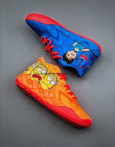 Chaussures Lamelo 2023Chaussures Lamelo Chaussures de basket-ball Chaussures de sport Baskets Trainner Mb.01 Low Lamello Ball With Box 2022 Rick And Morty Taille 7-12