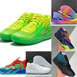 Lamelo Shoes Ball Lamelo Mb02 Mb03 Chaussures de basket-ball Mb3 Mb2 Mb02 et Morty Baskets pour hommes Galaxy i Rock Ridge Blast Be You Queen Not From Here 1of1 Desig