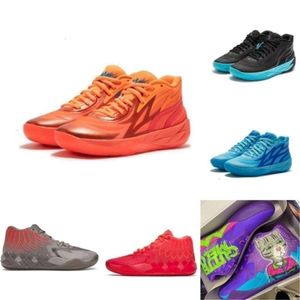 Lamelo Schuhe Hohe Qualität Mb01 Designer 02 Lamelo Ball Herren Basketballschuhe und Morty Not From Here Queen Black Blast Buzz Rock Ridge Red Lo Ufo Me