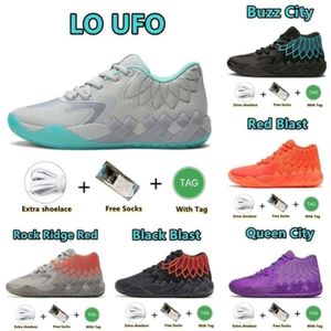 Zapatos Lamelo Morty Rick x Lamelo Ball Mb.01 Zapatos de baloncesto Queen Buzz Black Lo Ufo Red Blast Rock Ridge No desde aquí Hombres Zapatillas deportivas Trainner 40-46