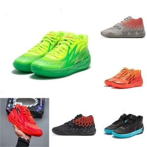 Lamelo Sportschoenen Bal Lamelo 1 Mb.01 02 Basketbalschoenen Rick en Rock Ridge Red Queen City Not From Here Lo Ufo Buzz City Zwart Heren Trainers Maat 36-46