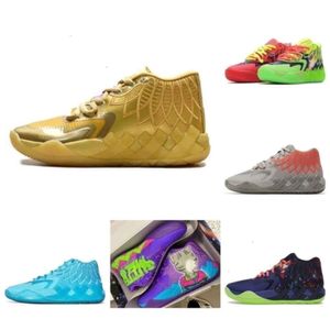 Lamelo Sportschoenen Ball Lamelo 1 Mb01 Basketbalschoenen Sneaker en Purple Cat Galaxy Heren Trainers Beige Zwart Blast Queen Not From Here Be Yo