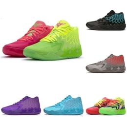 Lamelo sportschoenen Hoge kwaliteit bal Lamelo schoenen Mb.01 Lo basketbalschoen 1of1 Queen Rick en Morty Rock Ridge Red Blast Buzz Galaxy Sky Blue Unc iriserend