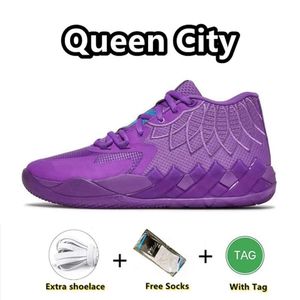 Lamelo Sports Shoes Ball de alta calidad Lamelo MB01 Men Basketball Zapatos Rick y Morty Rock Ridge Red Queen no desde aquí Lo Ufo Buzz Black Black Mens Fins