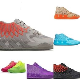 Lamelo Chaussures de sport Chaussures de basket-ball de haute qualité Chaussures de gros Mb.01 Chaussures de basket-ball à vendre Lamelos Ball Hommes Femmes Rêves irisés Buzz Rock Ridge Rouge