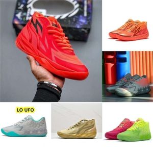 Chaussures de sport Lamelo Lamelo Ball 1 Mb01 02 Chaussures de basket-ball pour hommes Sneaker Black Blast Lo Ufo Not From Here Queen Rick et Morty Rock Ridge Red Baskets pour hommes Sp