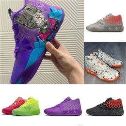 Lamelo Sportschoenen Rick Mb01 Casual Schoenen voor en Dames Lamelo Ball Queen City Rode Sneakers Mandarijn Eend Schoenen 4.5-12