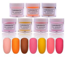 Lamemoria Professionele Acryl Poeder Kristal Nail Art Tips 28 kleuren Builder Transparant Poeder Kristal Vloeistof Manicure299Z1376997