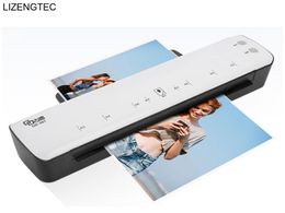 Laminator Lizengtec New Design Professional Office Office Hot and Cold Roll laminator Machine pour A3 / A4 Paper Document Photo