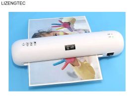 Laminator Lizengtec Roll Machine laminator pour A4 Paper Document Photo Nouveau bureau professionnel Échauffement rapide
