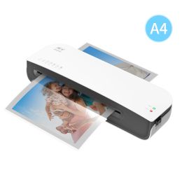 Laminator Osmile SL289 Machine de laminateur de bureau SET SYSTÈME DE ROLLER CHAUDE A4 CHAUDE A4 CHAUDE 2 POUCHES MAX Largeur max pour la taille A4 / A5 / A6