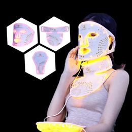 Lamorevia draagbare huid Verjonging PDT PON 7 Kleurlichttherapie LED Gezichtsmaskers Beauty Soft Wrinkle Acne Removal Mask 240318