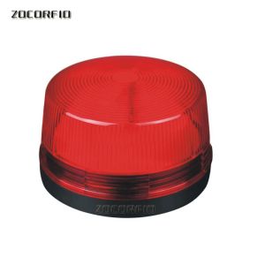 Lampe 10pcs / lot 12 V Red / Blue / Jaune LED Flash Sirène Light Security Alarm strobos