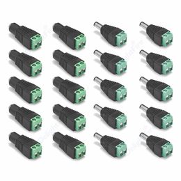 Lampensockel 1000 Stück weiblich männlich Anschlüsse 5,5 mm DC-Buchse 5 V 12 V DC-Stromanschluss für LED-Streifenlicht CCTV-Kamera AC-Adapter