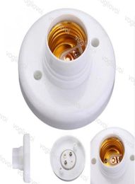 LAMP BASES E27 HOLDER Ronde Socket White ABS Lighting Accessoires Flame Retardant PBT Adapter Converter DHL3357157
