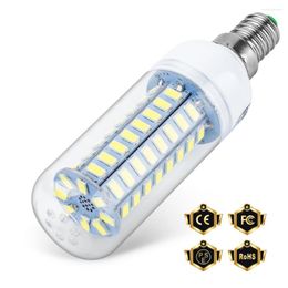 Lamp maïs bol 220v lampara e14 bombillas e27 thuislicht 5730 smd kaarslichten 24 36 48 56 69 72leds verlichting