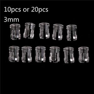 Lamp Covers Shades 10 stks of 20 stks Clear 3mm LED-licht uitzendende diode lampenkapbeschermers