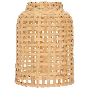 Lámpara Cubiertas Sombras 1pc Rattan Lámpara Tejida Decoración de Luz Inicio Decoración Weavy Shade #j