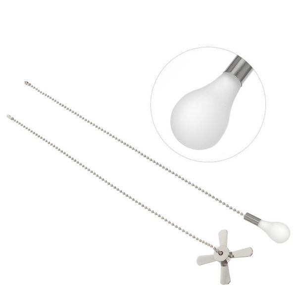 La lampe couvre les nuances 2pcs chaîne de ventilateur de plafond tirant l'extension de câble de pendentif de commutateur