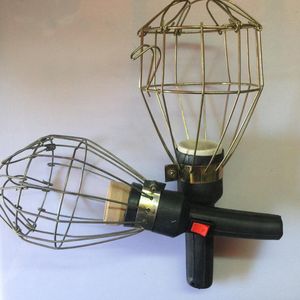 Lampe couvre nuances 6 pièces métal ampoule garde pince Vintage lumière Cage suspendu industriel pendentif décor pour la maison Bar