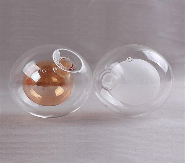 Cubiertas de lámpara Sombras Pantalla de vidrio de globo blanco transparente para bombillas G4 D8cm D10cm Reemplazo de pantalla Lámpara colgante Lustre Accesso7814893