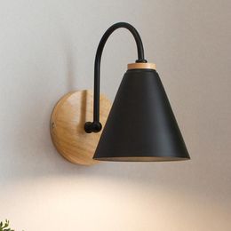 Cubiertas de lámpara Tonos Moderno Minimalista Pared Mesita de noche Restaurante Cocina Madera Nórdica Iluminación interior LED Decoración de luz