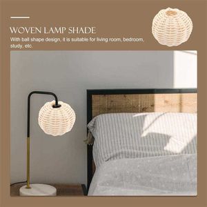 Lampafdekkingen tinten schaduw lamp licht hanger rattan kroonluchter geweven deksel lampenkap lampenkap plafond tinten mand rieten tafeltafel hangende w0410