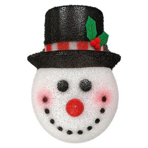 Lamp Covers Shades Snowman Porch Light Christmas Post Garage Deurdecoraties Outdoor 12 Inch Holiday