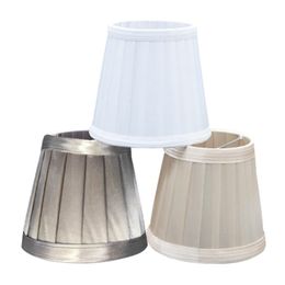 Lamp Covers Shades Vintage Stof Geplooide Lampenkap Tafel Bureau Bed Cover Houder Kroonluchter Huis Slaapkamer Decoratie Accessoires