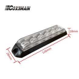 Lámpara Coxswain Dual color COL LED Grill de emergencia Luz estroboscópica 12*3W LED LED ADVERTENCIA Luz de la superficie de la superficie de la superficie (VS968D)