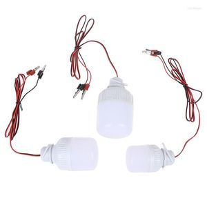 Lámpara DC 12V Bombilla 5W 9W 15W Bombillas de ahorro de energía universales Blanco Tienda de campaña al aire libre Pesca nocturna Luz colgante