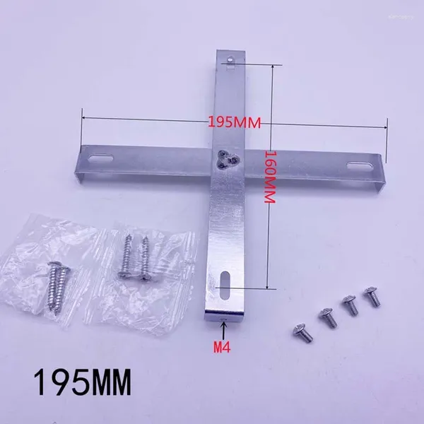 Portalámparas 0,8-1,0 mm de espesor Soporte cruzado Placa de techo Barra de montaje de hierro fija 115/125/135/145/155/185/195 mm Accesorios de iluminación