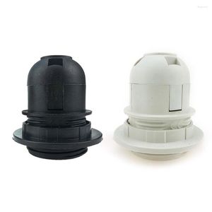 Lamp Holders 1PCS High Quality Screw ES E27 M10 Light Bulb Holder Pendant Socket Lampshade Collar Lighting Accessories 2 Colors