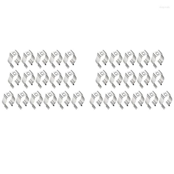 Supports de lampe 240Pcs T8 LED Ampoules U Clips Support Tube Fluorescent Support