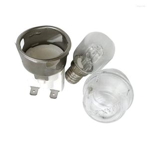 Supports de lampe 2Set E14 résistance aux hautes températures 300 Celsius 250V 25W support de four éclairage tête en céramique