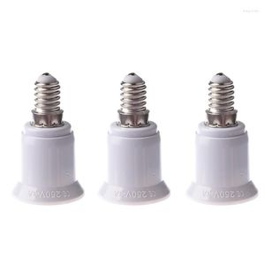 Supports de lampe 3X E14-E27 Convertisseur d'adaptateur de douille d'ampoule à vis à LED