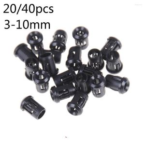 Lamphouders 40 -stks Zwarte plastic Bases LED DIODE HOUDER Clip Bezel Socket Montage 3 mm/5 mm/8 mm/10 mm of 20 stks Groothandel