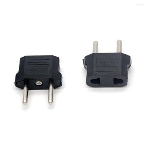 Lamphouders 5 stks 2pin EU EURO Europa Plug Adapter 2 Round Pin Us om elektrische stroomaansluiting te reizen