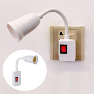 Lamphouders E27 Flexibele verlengconverter LED-lamp Verleng adapteraansluiting Wandtafelbasishouder Schroef EU-stekker