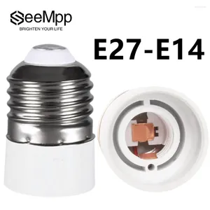 Lamphouders E27 Om E14 Houder Converter Socket Hoge Kwaliteit Ac 85-250V Brandwerende Materiaal Lamp Adapter